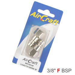 CONNECTOR GERMAN 3/8" FEMALE 2PC PACK CONNECTOR GERMAN 3/8" FEMALE 2PC PACK