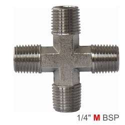 CROSS TYPE CONNBECTOR MMMM 1/4" CROSS TYPE CONNBECTOR MMMM 1/4"