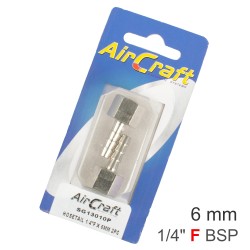 HOSETAIL 1/4"F X 6MM 2PC PACK HOSETAIL 1/4"F X 6MM 2PC PACK