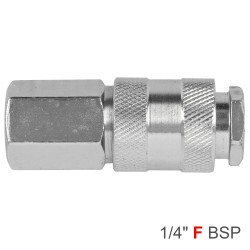 QUICK COUPLER UNIVERSAL 1/4" FEMALE QUICK COUPLER UNIVERSAL 1/4" FEMALE