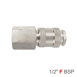 QUICK COUPLER UNIVERSAL 1/2" FEMALE QUICK COUPLER UNIVERSAL 1/2" FEMALE