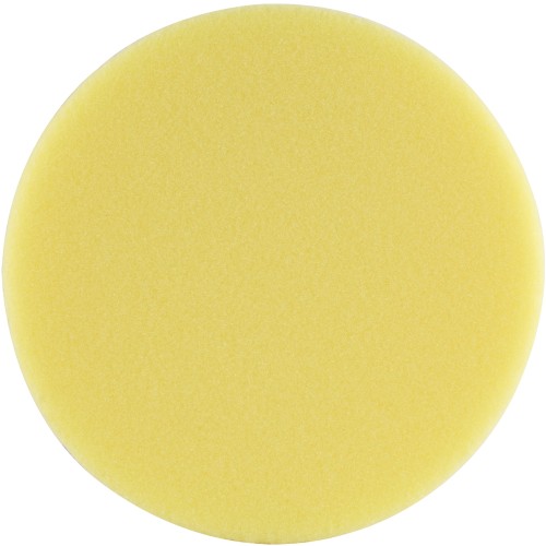 FOAM PAD HOOK AND LOOP YELLOW SPONGE 150MM 6" HEAVY CUTTING