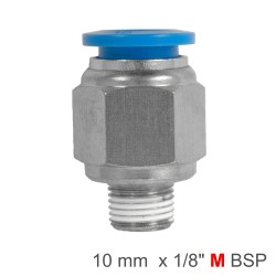 PU HOSE FITTING STRAIGHT STUD10MM-1/8 M PU HOSE FITTING STRAIGHT STUD10MM-1/8 M