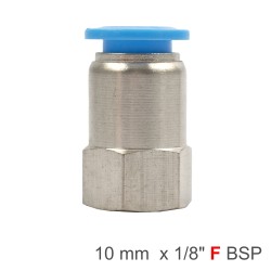 PU HOSE FITTING STRAIGHT STUD 10MM-1/8 F PU HOSE FITTING STRAIGHT STUD 10MM-1/8 F