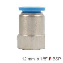 PU HOSE FITTING STRAIGHT STUD 12MM-1/8 F PU HOSE FITTING STRAIGHT STUD 12MM-1/8 F
