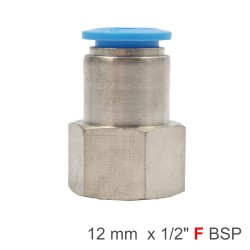 PU HOSE FITTING STRAIGHT STUD 12MM-1/2 F PU HOSE FITTING STRAIGHT STUD 12MM-1/2 F