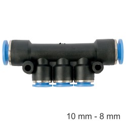 PU HOSE FITTING MANIFOLD 10MM-8MM PU HOSE FITTING MANIFOLD 10MM-8MM