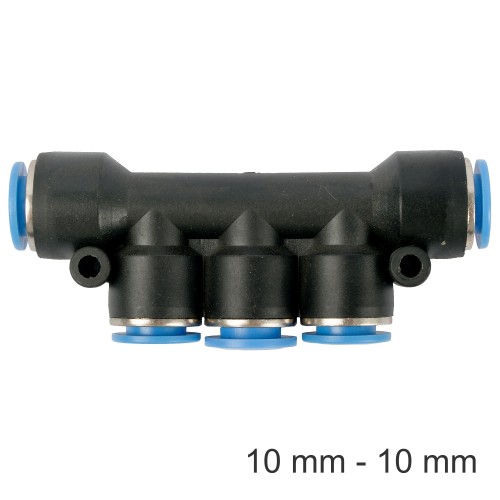 PU HOSE FITTING MANIFOLD 10MM-10MM