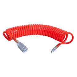 SPIRAL HOSE 5M X 8MM X 5.5MM W/ARO QUICK COUPLER SPIRAL HOSE 5M X 8MM X 5.5MM W/ARO QUICK COUPLER