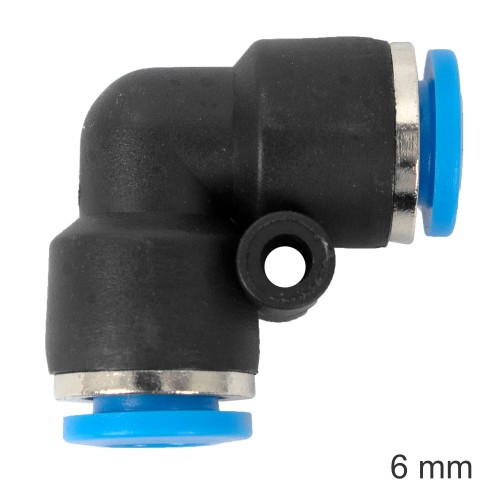 PU HOSE FITTING ELBOW 6MM