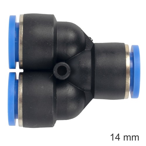PU HOSE FITTING Y JOINT 14MM