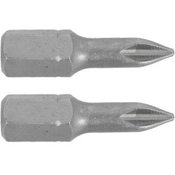 POZI.1 X 25MM INS.BIT 2/CARD