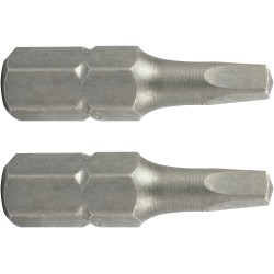 SQUARE RECESS INS. BIT NO.2X25MM 2/CARD SQUARE RECESS INS. BIT NO.2X25MM 2/CARD