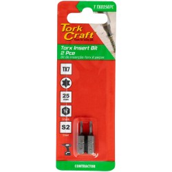 TORX TX 7 CLASSIC BIT 25MM 2PC CARDED TORX TX 7 CLASSIC BIT 25MM 2PC CARDED