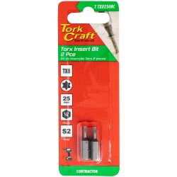 TORX TX 8 CLASSIC BIT 25MM 2PC CARDED TORX TX 8 CLASSIC BIT 25MM 2PC CARDED