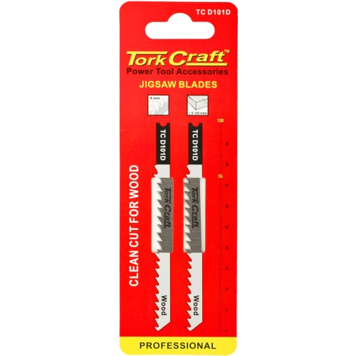 U-SHANK JIGSAW BLADE 6TPI WOOD 4MM 2PC U-SHANK JIGSAW BLADE 6TPI WOOD 4MM 2PC