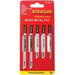 U-SHANK JIGSAW BLADES 5 PIECE ASSORTED U-SHANK JIGSAW BLADES 5 PIECE ASSORTED
