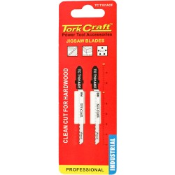 T-SHANK JIGSAW BLADE FOR HARDWOOD 1.4MM 18TPI 75MM 2PC T-SHANK JIGSAW BLADE FOR HARDWOOD 1.4MM 18TPI 75MM 2PC