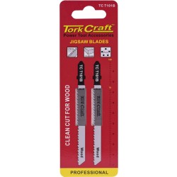 T-SHANK JIGSAW BLADE FOR WOOD 2.5MM 10TPI 100MM 2PC T-SHANK JIGSAW BLADE FOR WOOD 2.5MM 10TPI 100MM 2PC