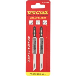 T-SHANK JIGSAW BLADE REVERSE TOOTH 2.5MM 10TPI 100MM WOOD 2PC T-SHANK JIGSAW BLADE REVERSE TOOTH 2.5MM 10TPI 100MM WOOD 2PC