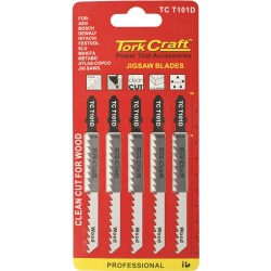 T-SHANK JIGSAW BLADE FOR WOOD 4MM 6TPI 100MM 5PC T-SHANK JIGSAW BLADE FOR WOOD 4MM 6TPI 100MM 5PC