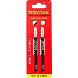 T-SHANK JIGSAW BLADE FOR WOOD 4MM 6TPI 100MM 2PC T-SHANK JIGSAW BLADE FOR WOOD 4MM 6TPI 100MM 2PC