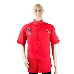 VERMONT MENS COTTON SHIRT RED 4XL