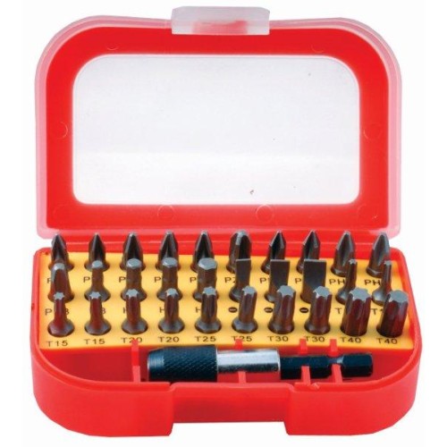 SCREWDRIVER BIT SET 31PCS IN BLISTER