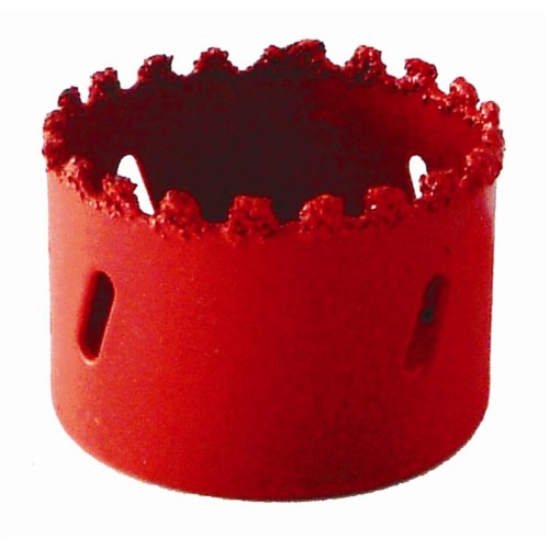 HOLE SAW CARBIDE GRIT 76MM - RED