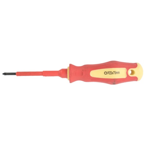 SCREWDRIVER INSULATED POZ1.NO.0 X75MM VDE