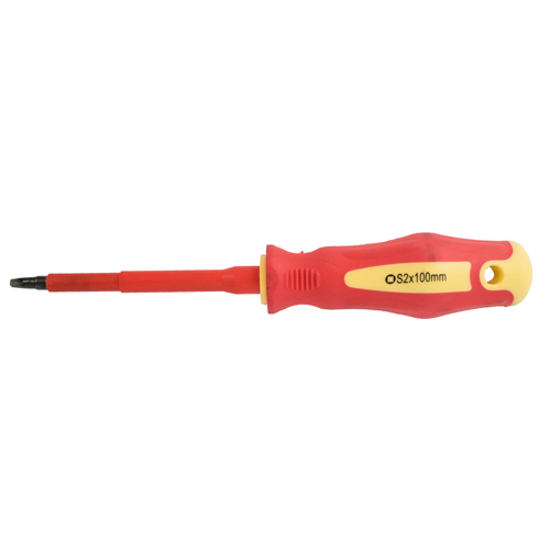 SCREWDRIVER INSULATED SQUARE NO 2X100MM