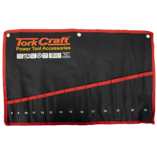 NYLON POUCH FOR SPANNERS (8,9,10,11,12,13,14,15,16,17,19,21.22.24MM)