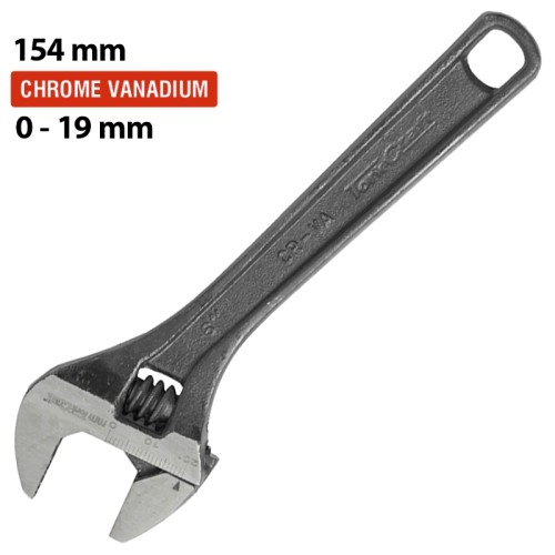 SHIFTING SPANNER 6" 150MM 0-19.2MM