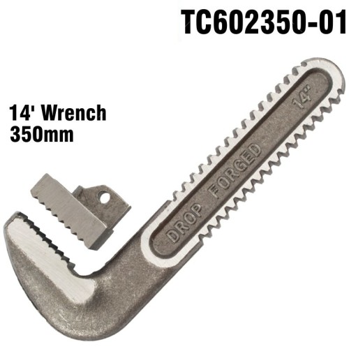 REPL. JAW SET PIPE WRENCH HEAVY DUTY 350MM