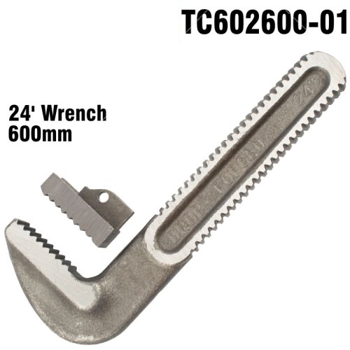 REPL. JAW SET PIPE WRENCH HEAVY DUTY 600MM