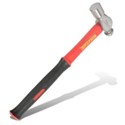 HAMMER BALL PEIN 450G (16OZ) FIBREGLASS HANDLE 310MM & FULL POL HEAD HAMMER BALL PEIN 450G (16OZ) FIBREGLASS HANDLE 310MM & FULL POL HEAD