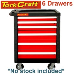 TORK CRAFT 6 DRAWER ROLLER TOOL CABINET ON CASTORS EMPTY