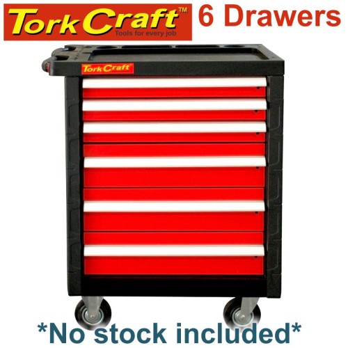 TORK CRAFT 6 DRAWER ROLLER TOOL CABINET ON CASTORS EMPTY