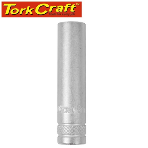 SOCKET 8MM 1/4" DR DEEP SOCKET CRV 12 POINT