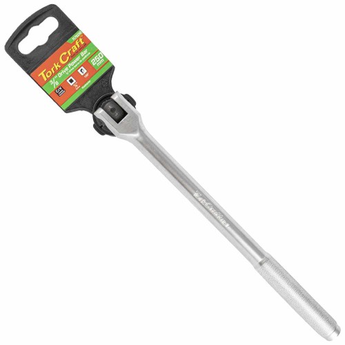 POWER BAR 3/8" DRIVE 250MM SWIVEL HEAD  STEEL HANDLE