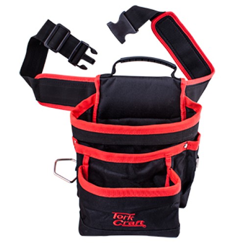 TOOL POUCH NYLON WITH BELT 5 POCKET + LOOPS TOOL POUCH NYLON WITH BELT 5 POCKET + LOOPS