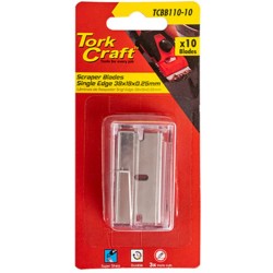 SCRAPER BLADES SNGL EDGE 39MM X 19MM X 0.25MM SK5 SCRAPER BLADES SNGL EDGE 39MM X 19MM X 0.25MM SK5