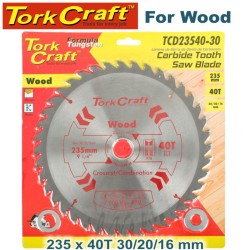 BLADE TCT 235 X 40T 30/16 GENERAL PURPOSE COMBINATION
