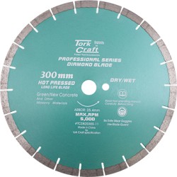 DIAMOND BLADE 300 X 25.4MM GREEN / NEW CONCRETE HOT PRESSED SEGMENTED DIAMOND BLADE 300 X 25.4MM GREEN / NEW CONCRETE HOT PRESSED SEGMENTED