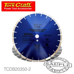 DIAMOND BLADE 350X25.4MM GREEN / NEW CONCRETE LASER WELDED SEGMENTED DIAMOND BLADE 350X25.4MM GREEN / NEW CONCRETE LASER WELDED SEGMENTED
