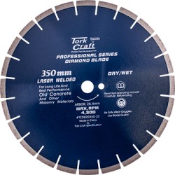 DIAMOND BLADE 350X25.4MM OLD CONCRETE LASER WELDED SEGMENTED DIAMOND BLADE 350X25.4MM OLD CONCRETE LASER WELDED SEGMENTED