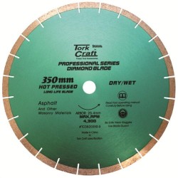 DIAMOND BLADE 350X25.4MM ASPHALT HOT PRESSED SEGMENTED TAR DIAMOND BLADE 350X25.4MM ASPHALT HOT PRESSED SEGMENTED TAR