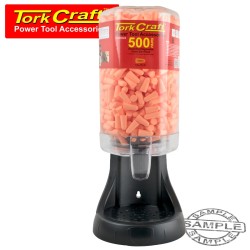 EAR PLUG DISPENSER C/W 500 PAIRS OF EAR PLUGS EAR PLUG DISPENSER C/W 500 PAIRS OF EAR PLUGS