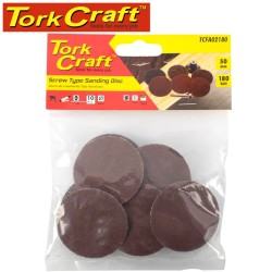 SAND DISC SCREW TYPE 50MM 180G 10PC FOR SURFACE CONDITIONING KIT SAND DISC SCREW TYPE 50MM 180G 10PC FOR SURFACE CONDITIONING KIT