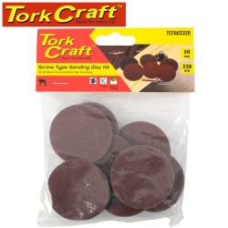 SAND DISC SCREW TYPE 50MM 320G 10PC FOR SURFACE CONDITIONING KIT SAND DISC SCREW TYPE 50MM 320G 10PC FOR SURFACE CONDITIONING KIT